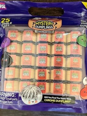 Crazy Fun Mystery Dumplings Chrome Edition 25-Piece Mystery Dumplings Chrome